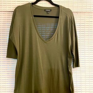Flowy Express top with dolman sleeves.